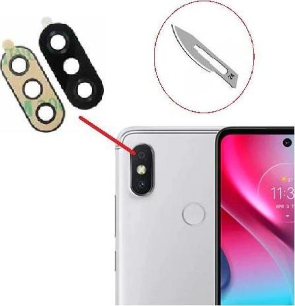 Tkgz Xiomi REDMİ S2 Arka Kamera CAM Lensi + Bistüri Ucu - Image 1