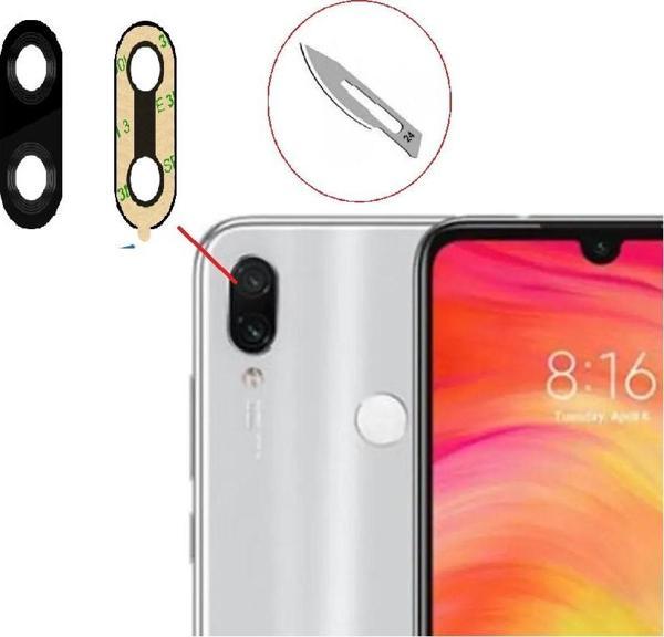 Tkgz Xiomi REDMİ NOTE 7 Arka Kamera CAM Lensi + Bistüri Ucu - Image 1