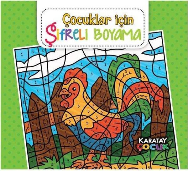4E Boyama Kitabı Çocuklar İçin Şifreli Mandala Karatay 153-00-0197 - Image 1