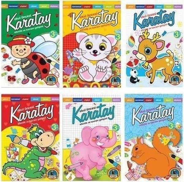 4E Karatay Okul Öncesi Etkinlik Ve Kavramlar 6 Kitap 153-08-2733 - Image 1