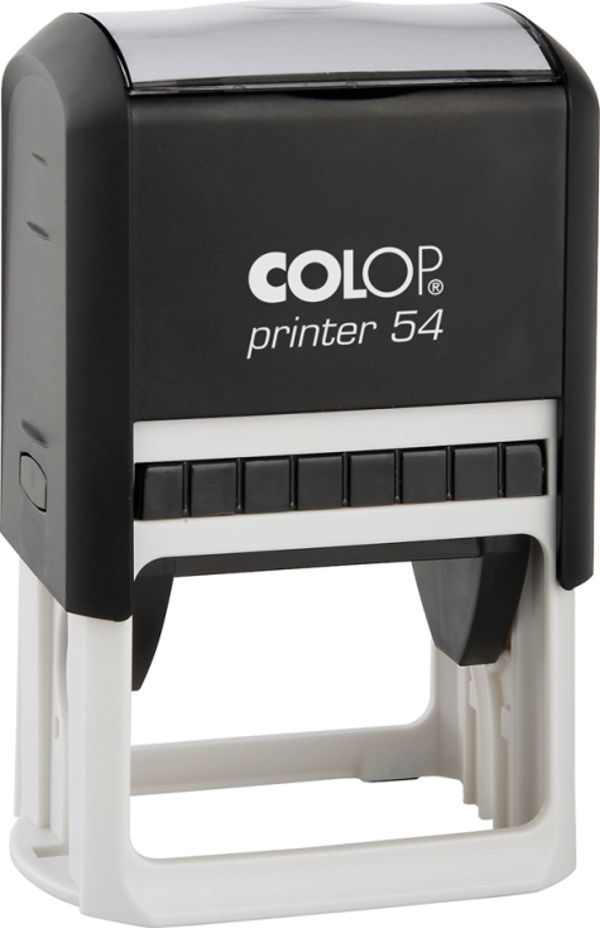 COLOP PRINTER 54 OTO.TARİH KAŞE SİYAH KASA MAVİ/KIRMIZI KEÇE TÜRKÇE - Image 1