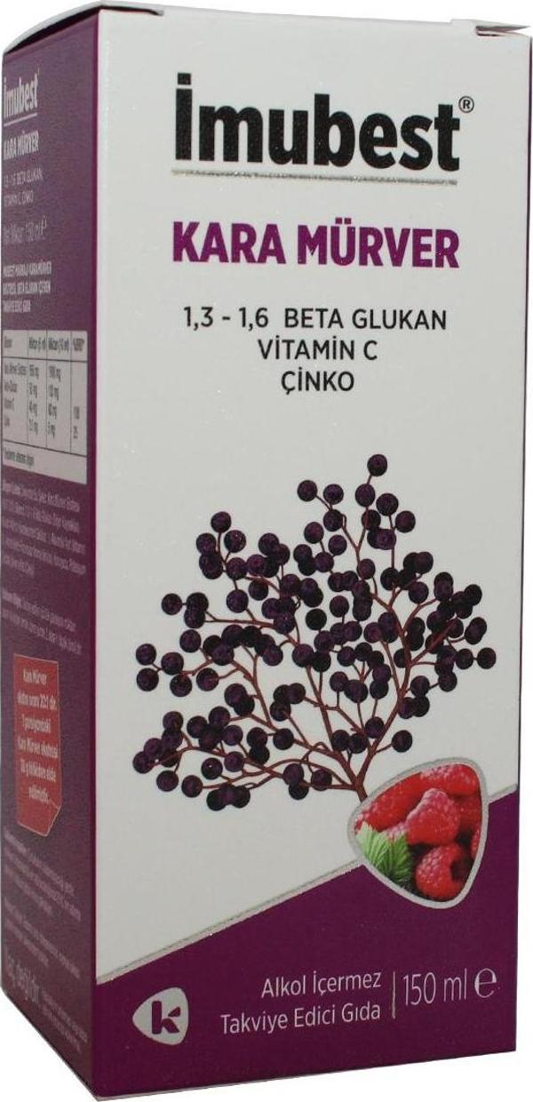 Imubest Kara Mürver 150 Ml Şurup - Image 1