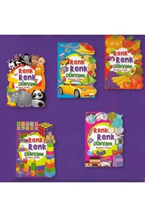 Ema Renk Renk Dünyam Boyama 5 Kitap - Ema Çocuk - Image 1