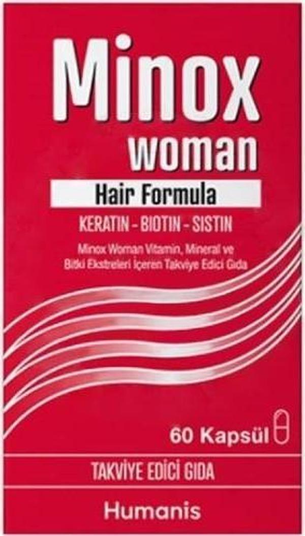 Minox Woman Hair Formula 60 Kapsül - Image 1