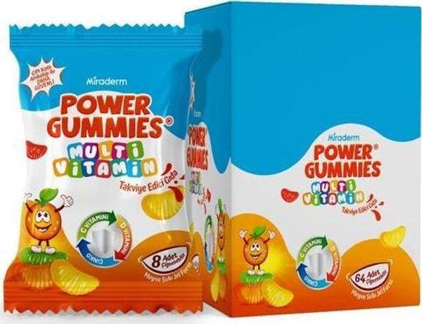 Miraderm Power Gummies Multi Vitamin 64 Jel - Image 1