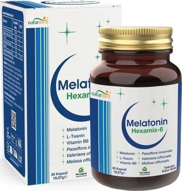 Naturmed Melatonin Hexamix6 Kapsül - Image 1