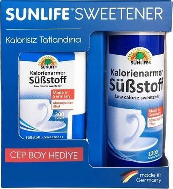 Sunlife Substoff Tatlandırıcı 1200 Tablet + Cep Boy Hediyeli - Image 1