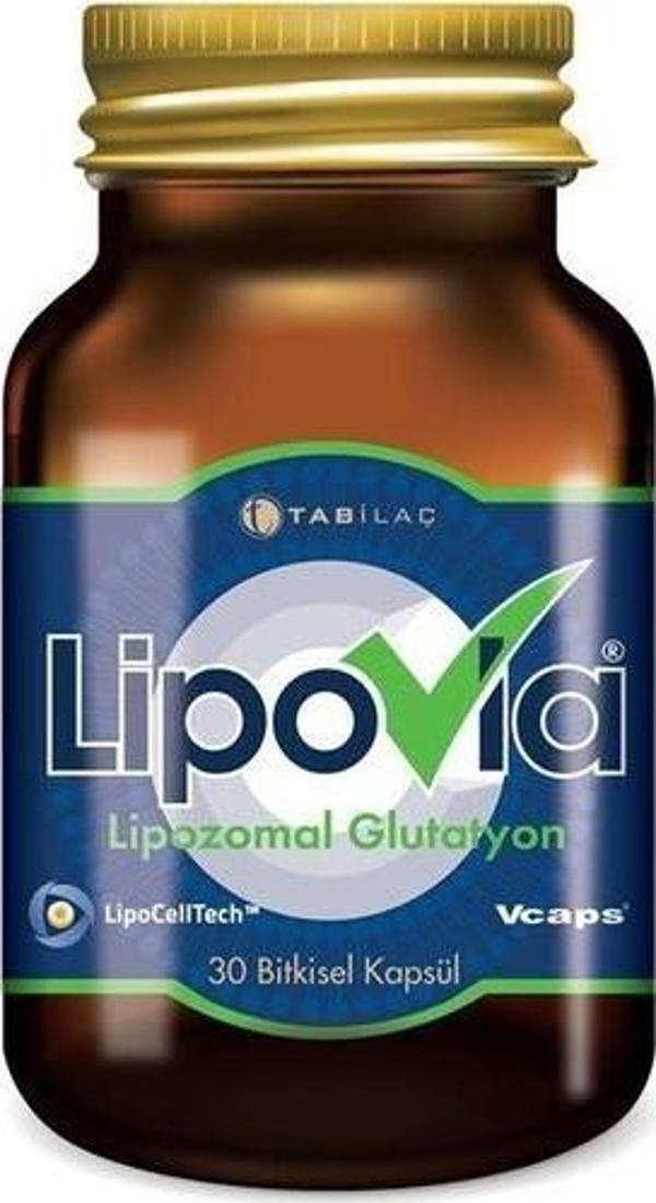 Lipovia Lipozomal Glutatyon 30 Bitkisel Kapsül - Image 1