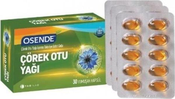 Osende Çörek Otu Yağı 30 Yumuşak Kapsül - Image 1