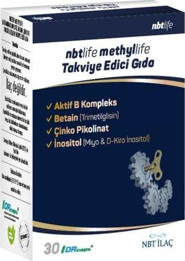 Nbt Life Methyllife Aktif B Kompleks 30 Kapsül - Image 1