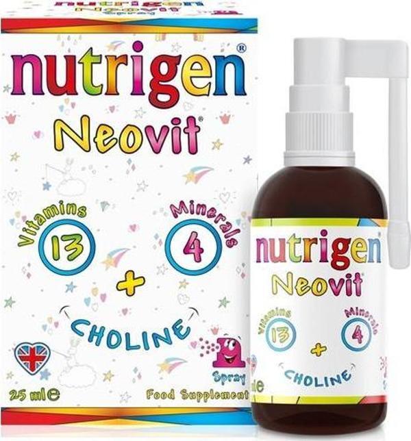 Nutrigen Neovit Neonatal Kolinli Vitamin Mineral Oral Sprey 25 Ml - Image 1