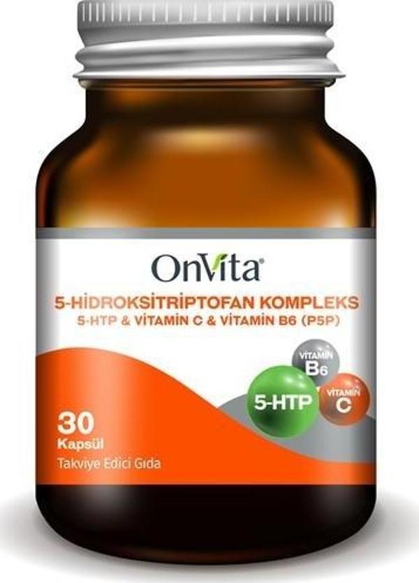Onvita 5-Hidroksitriptofan Kompleks 5Htp & Vitamin C B6 (P5P) - Image 1