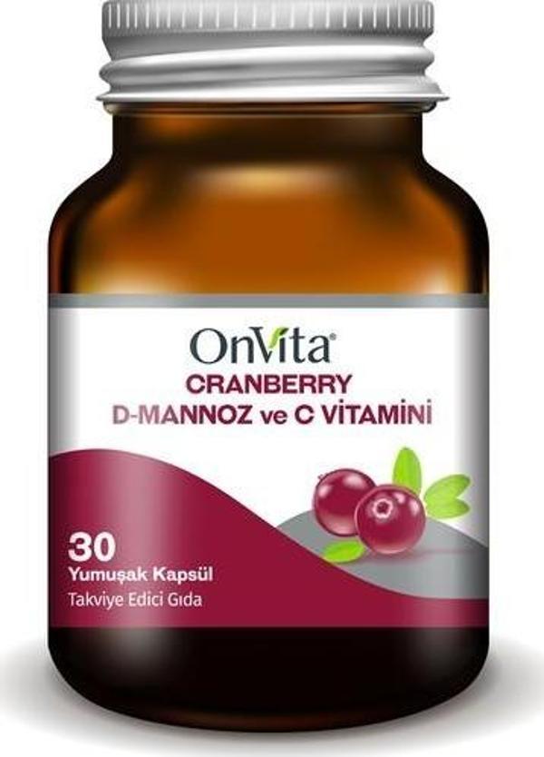 Onvita Cranberry D-Mannoz Ve C Vitamini - Image 1