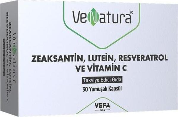Venatura Zeaksantin, Lutein, Resveratrol Ve Vitamin C Takviye Edici Gıda - Image 1