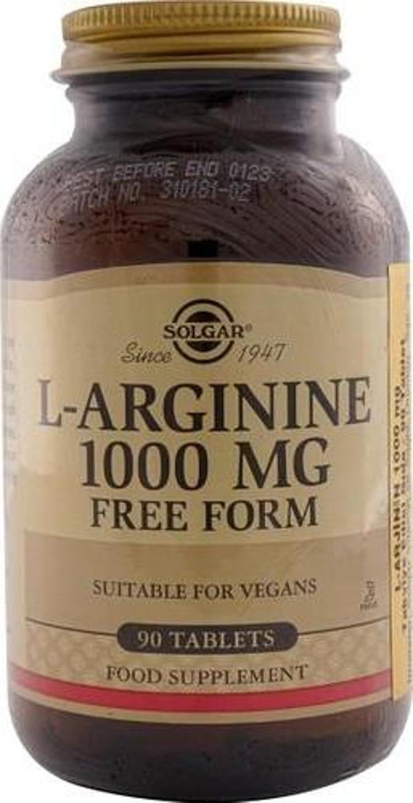 Solgar L-Arginine 1000 Mg 90 Tablet - Image 1