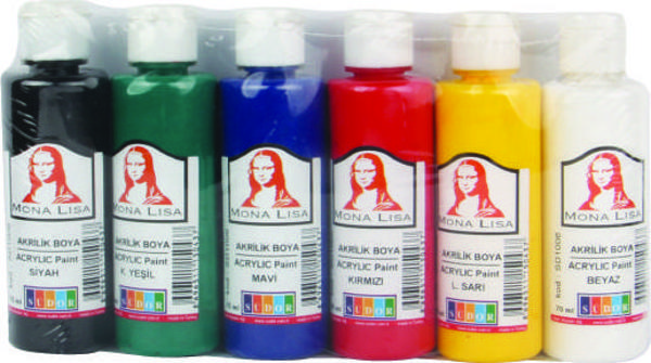 Südor Monalisa Akrilik Boya 6X70 Ml Sd-1006 - Image 1
