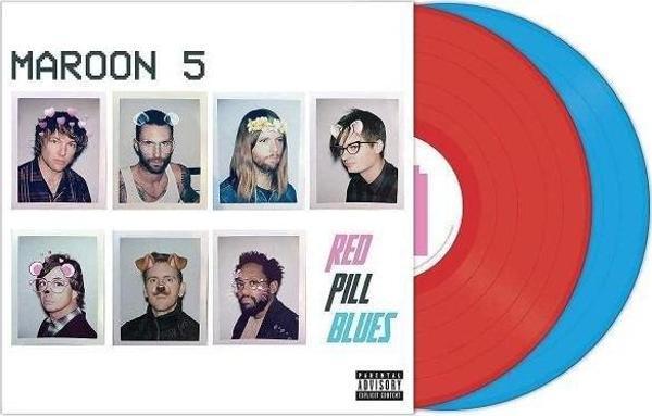 Maroon 5 Red Pill Blues Plak - Image 1