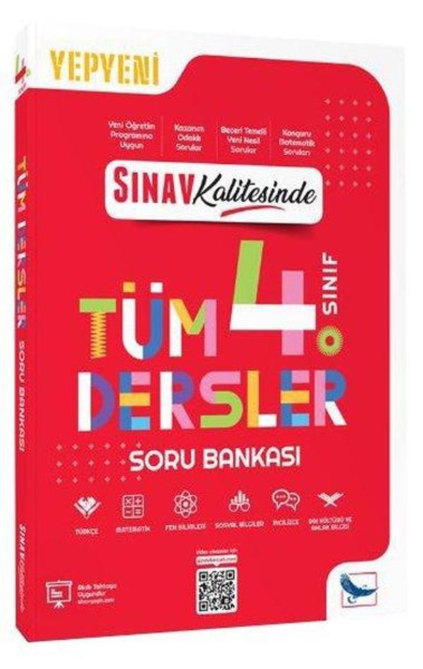 4.Sınıf Tüm Dersler Sınav Kalitesinde Soru Bankası - Sınav Yayınları - Image 1