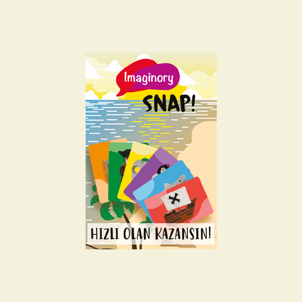 Imaginory SNAP! 3ü1 Arada Eğitici Çocuk Kartları - Korsan Temalı Kartlar - Image 1