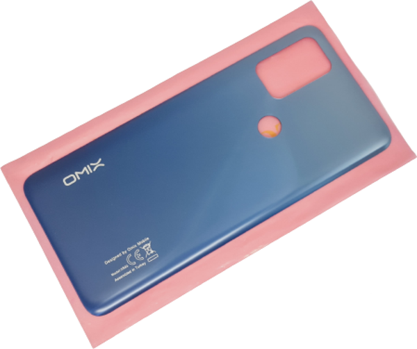 Omix x500 Arka Pil Batarya Kapağı Mavi - Image 1