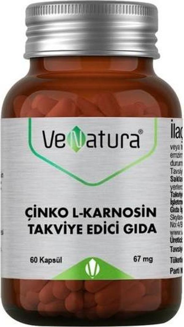 Venatura Çinko L-Karnosin 60 Kapsül - Image 1