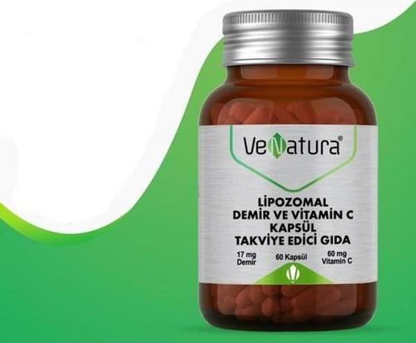 Venatura Lipozomal Demir Ve Vitamin C 60 Kapsül - Image 1