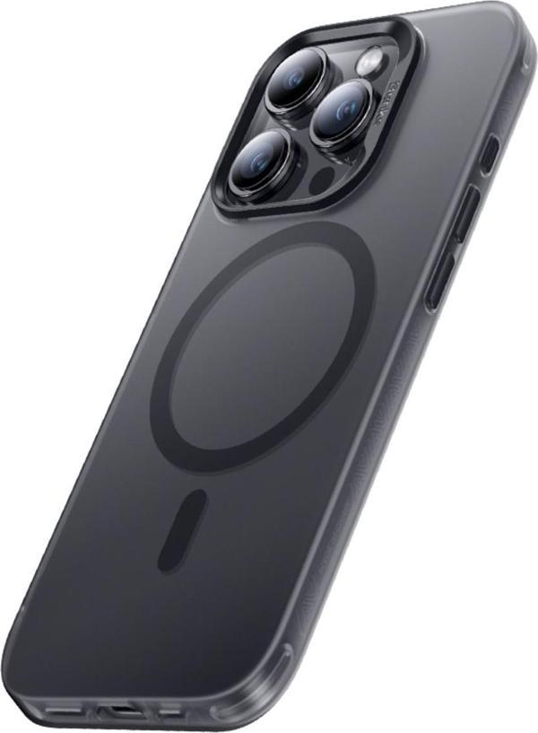 Benks iPhone 15 Pro Uyumlu Kılıf Magsafe Şarj Özellikli Lucid Armor Kapak Siyah - Image 1