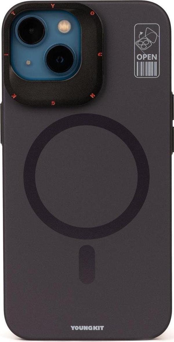 YoungKit iPhone 13 Uyumlu Kılıf Magsafe Şarj Özellikli Standlı Hermit Bracket Serisi Kapak - Image 1
