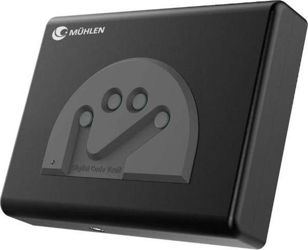 MÜHLEN GunSafe 15D Pistol Dijital Şifreli Taşınabilir Çelik Saat ve Değerli Eşya  Kasası - Image 1