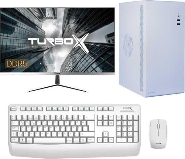 Turbox Tx4761 Intel Core i5 13400 32GB DDR5 Ram 1TB NVMe 23.8 inç FHD Monitör Ofis Bilgisayarı - Image 1