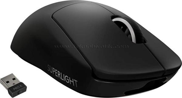 Logitech 910-005880 PRO X Superlight Kablosuz Siyah Mouse - Image 1