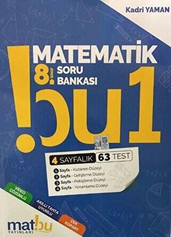 8. Sınıf Matematik Bu 1 Soru Bankası - Gizli Yayınları - Image 1