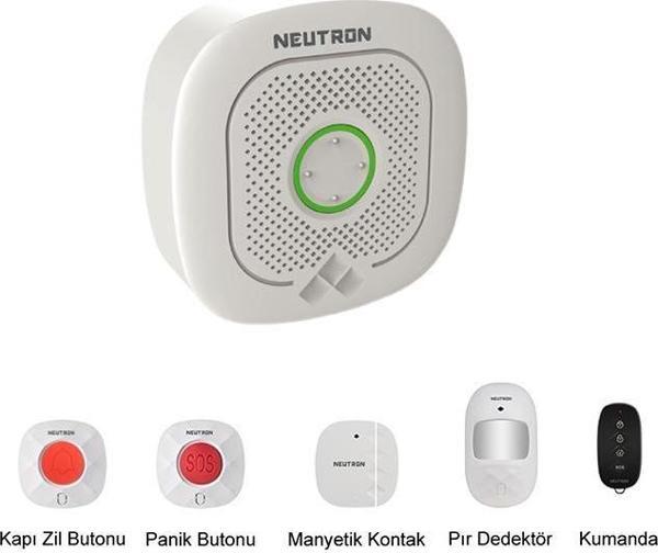 Neutron Wi-fi Smart Alarm Ve Güvenlik Sistemi - Kablosuz Alarm Seti - App Ile Kontrol - Image 1