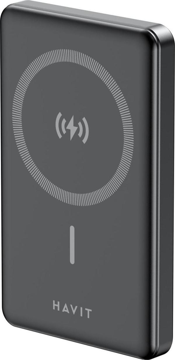 Havit 10000mAh Magsafe Manyetik Kablosuz Powerbank Ultra İnce 20W, iphone Uyumlu - Image 1