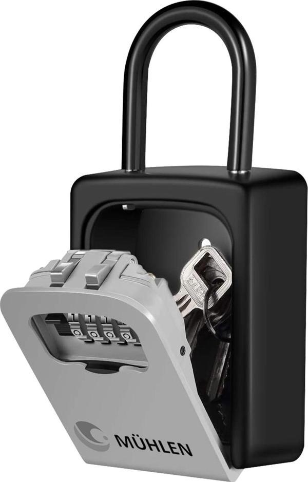 MÜHLEN Safe-Key 4 Askı Kelepçeli ve Şifreli Anahtar Kasası - Image 1