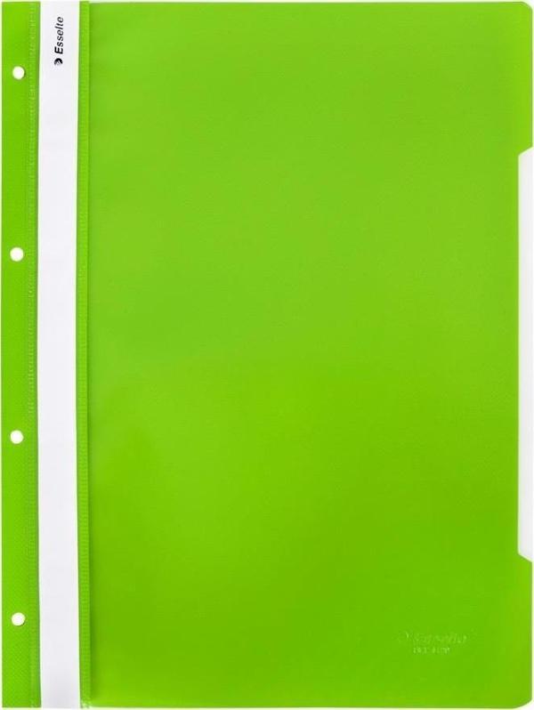 Esselte Telli Dosya Plastik A4 Açık Yeşil 41991555 (50 Li Paket) - Image 1