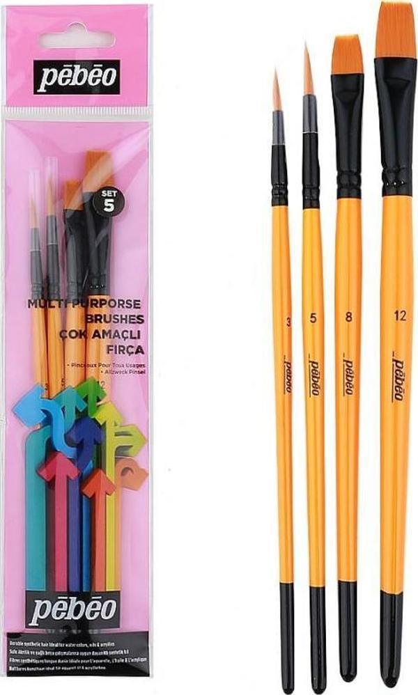 Pebeo Fırça Seti 4 Lü Set-5 - Image 1