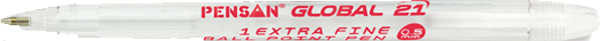 Pensan Tükenmez Kalem Global 0.5 MM Kırmızı 2221 12 li (1 Paket 12 Adet) PE02221TKKI - Image 1
