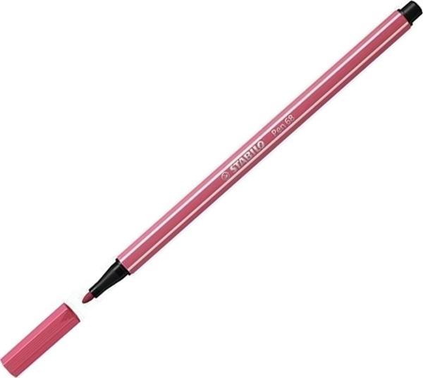 Stabilo Keçe Uçlu Boya Kalemi 1 Mm Çilek Kırmızısı 68/49 (10 Lu Paket) - Image 1