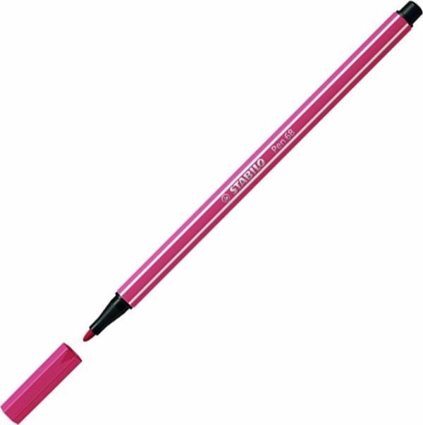 Stabilo Keçe Uçlu Boya Kalemi 1 Mm Pas Kırmızısı 68/47 (10 Lu Paket) - Image 1
