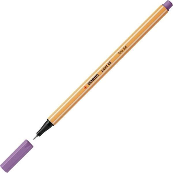 Stabilo Keçe Uçlu İnce Kalem 0,4 Mm Gri Menekşe 88/62 (10 Lu Paket) - Image 1