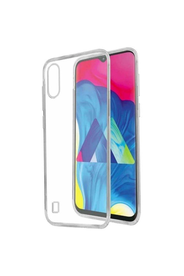 Buffay Samsung Galaxy M10 Premium Silikon Kılıf Şeffaf - Image 1