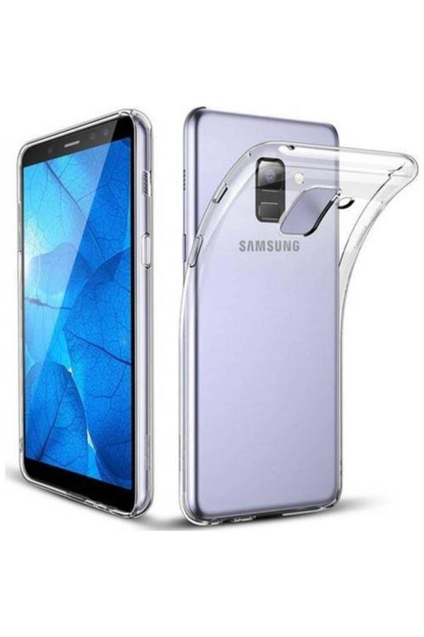 Buffay Samsung Galaxy A6 2018 (A600) Premium Silikon Kılıf Şeffaf - Image 1