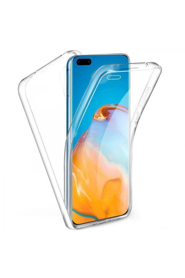 Buffay Huawei P40 Çift Taraflı Silikon Kılıf Şeffaf - Image 1