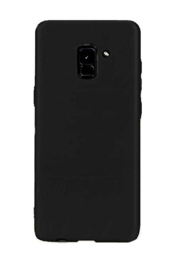Buffay Samsung Galaxy A8 2018 (A530) Premium Silikon Kılıf Siyah - Image 1