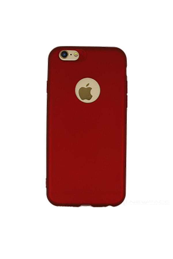 Buffay Apple İphone 8 Premium Silikon Kılıf Bordo - Image 1