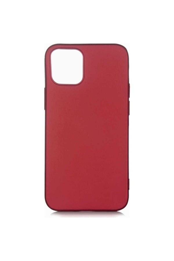 Buffay Apple Iphone 12 (6.1'') Premium Silikon Kılıf Bordo - Image 1