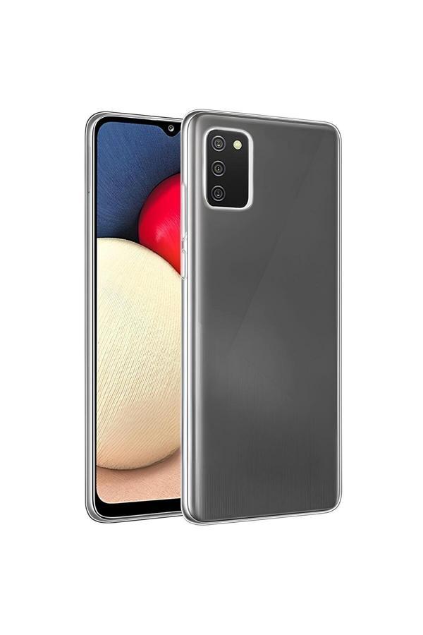 Buffay Samsung Galaxy A02S Premium Silikon Kılıf Şeffaf - Image 1