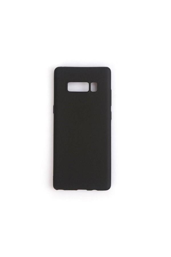 Buffay Samsung Galaxy Note 8 Premium Silikon Kılıf Siyah - Image 1