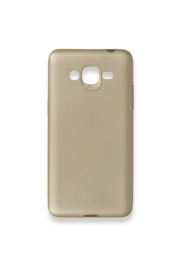 Buffay Samsung Galaxy J5 Premium Silikon Kılıf Gold - Image 1